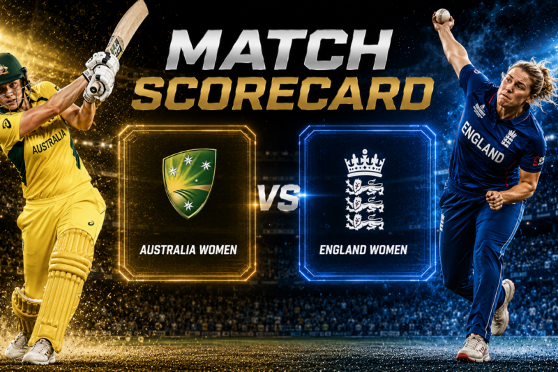 Australia Women’s National Cricket Team Vs England Women’s National Cricket Team Match Scorecard