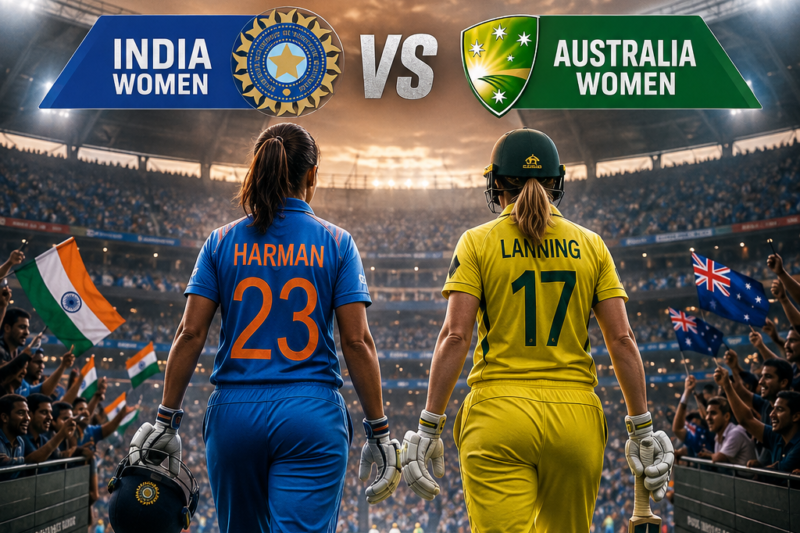 India Women Vs Australia Women’s National Cricket Team Match Scorecard