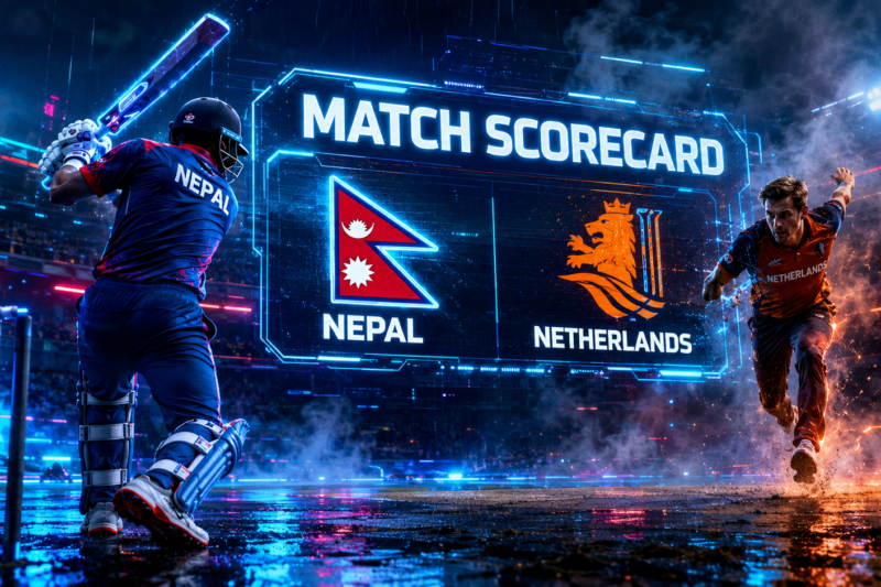 Nepal National Cricket Team Vs Netherlands National Cricket Team Match Scorecard