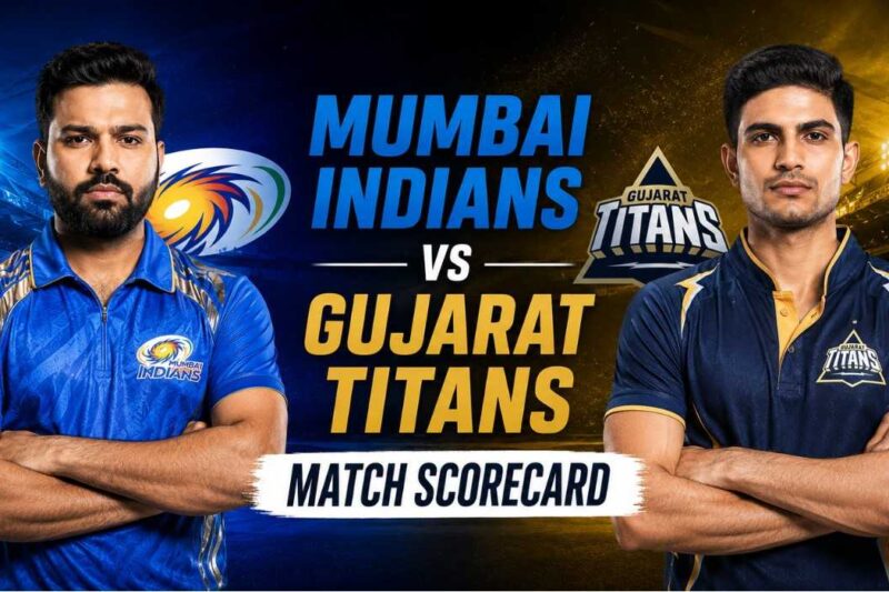 Mumbai Indians Vs Gujarat Titans Match Scorecard Full IPL Results & Stats