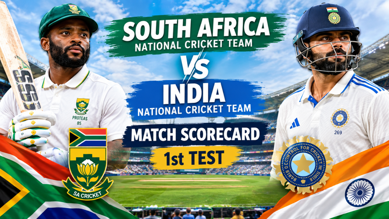 South Africa National Cricket Team Vs India National Cricket Team Match Scorecard 1st Test